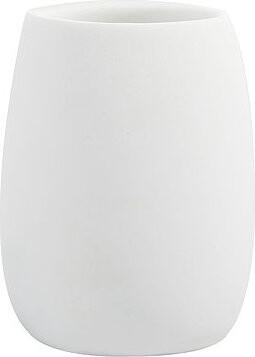 Spirella Pohárik na kefky SVEN, polyresin, biely