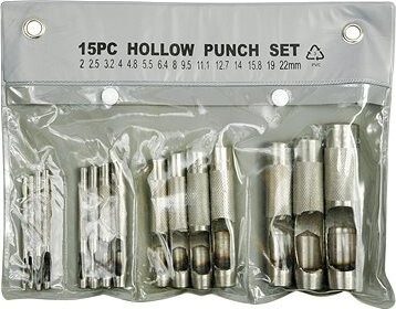 VOREL Sada priebojníkov na kožu 15 ks TO-76700