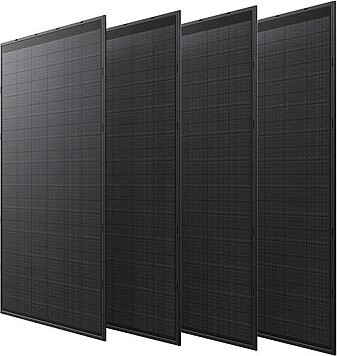 EcoFlow súprava štyroch 250 W rigidných solárnych panelov