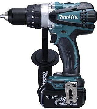 MAKITA Aku vŕtací skrutkovač Li-Ion LXT 3xaku 18 V 3,0 Ah, Makpac DDF458RF3J
