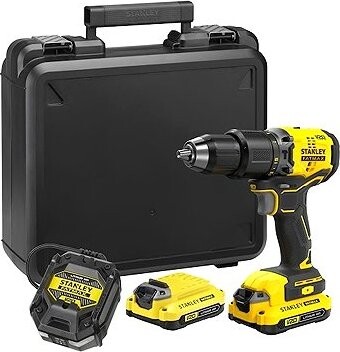 STANLEY FATMAX Vŕtačka s príklepom AKU 18 V v kufri SFMCD715D2K-QW (2× 2 Ah)