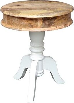 LAKŠMI odkladací stolík Dhari 50 × 60 × 50 cm z mangového dreva