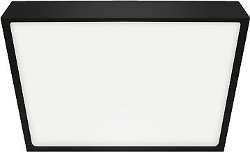 Luxera LENYS II. prisadené LED svietidlo 24 W/štvorcové/čierne