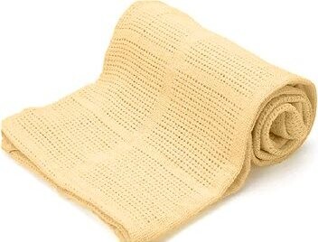 Kaptan Bavlnená celulárna deka 100 × 150 cm, krémová