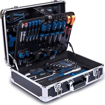 SCHEPPACH Hliníkový kufor s náradím, 141 dielov, TB 200
