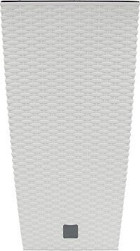 M.A.T. Group Obal na kvetináč RATO SQUARE 26,5 × 26,5 × 50 cm, biely