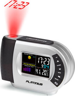 Platinium Budík s meteostanicou a projekciou RS5012LBTC