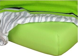 Dadka Jersey plachta na posteľ kivi 90 × 200 × 18 cm