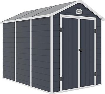 ROJAPLAST Domček záhradný AVE E, sivý 208 × 190 × 226 cm