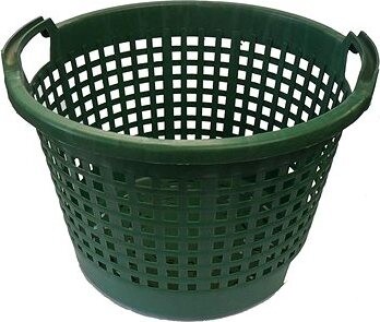 J.A.D. TOOLS – Záhradný kôš plastový, 500 mm, zelený
