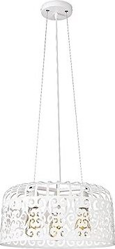 Rabalux – Luster 3× E27/60 W/230 V biely