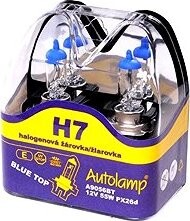 AUTOLAMP H7 12V 55W PX26d BLUETOP 2 ks