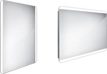 Nimco LED zrkadlo 60 × 80 cm – difuzér z akrylového skla ZP 17002