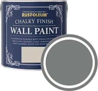 Rust-Oleum Umývateľná farba na steny a stropy Chalky Finish Wall Paint III, sivá, 1 l