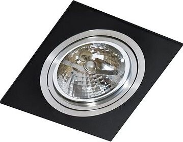 Azzardo Siro 1 Stropné podhľadové svietidlo – čierny hliník