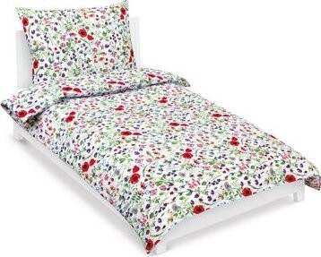 BELLATEX Obliečky bavlna 90/219 vlčie maky 140 × 200, 70 × 90