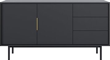 Viva komoda VI02 2D3S 154, čierna