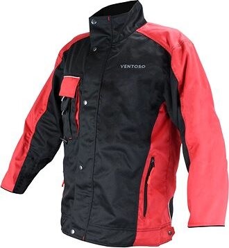 Ventoso James bunda, červená/čierna, veľkosť 48