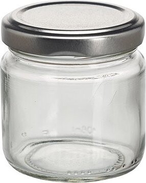 Gastro Zaváracie poháre so strieborným viečkom 106 ml, TO53, 6 ks