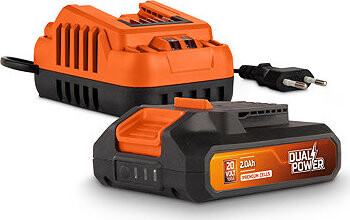 POWERPLUS Nabíjačka 20 V/40 V 2,0 Ah + Batéria 20 V Li-Ion 2,0 Ah POWDP90620