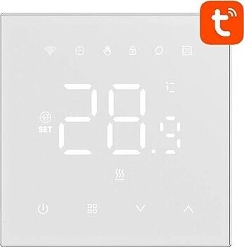AVATTO WT410 3A Gas Boiler Matter over WiFi Thermostat White