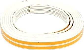 VOREL – Tesnenie na okná a dvere samolepiace, 9 × 4 mm, TYP E, biele, 6 m
