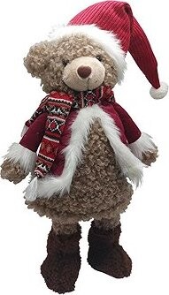 GOBA Vianočná dekorácia – hojdací medvedík, 65 cm