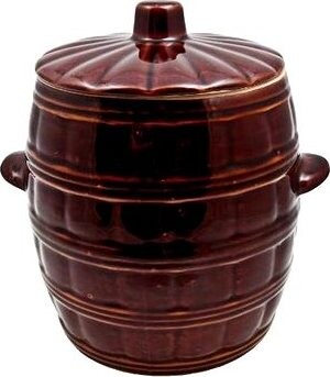 DuraHome Keramický súdok s poklopom 5 l