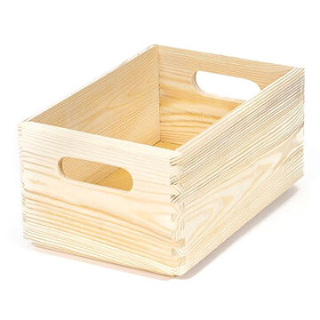 Compactor Drevený úložný box SKYR, prírodná borovica, XS