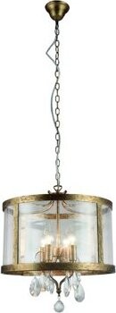 Aca Decor Závesné svietidlo Ronnie 4× 40 W/E14/230 V/IP20, priemer 45 cm