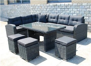 ROJAPLAST Set záhradného nábytku MONTREAL, antracit