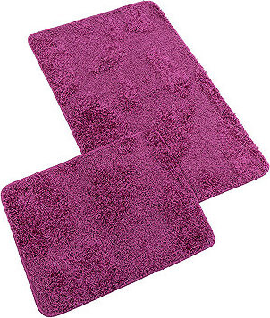 Bellatex Kúpeľňová sada Bany Silver 60 × 100 cm + 60 × 50 cm 425/003 fuksiová