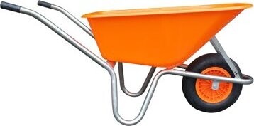 J.A.D. TOOLS Zahradní kolečko Livex 100 l, oranžové