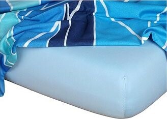 Dadka Jersey prestieradlo svetlo modrá 90 × 200 × 18 cm