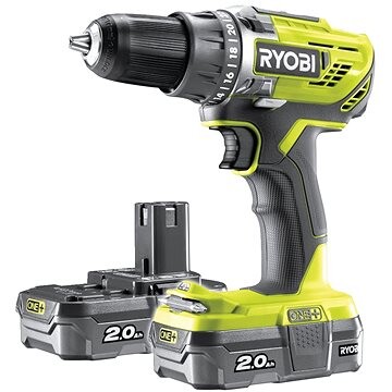 RYOBI Vŕtačka AKU R18DD3-220S (2× 2 Ah)