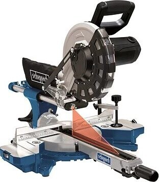 SCHEPPACH Pokosová píla s poťahom a laserom + 2. kotúč HM 254