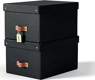 LEITZ Puro, veľkosť M, čierny – sada 2 ks