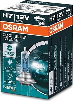 OSRAM H7 Cool Blue Intense, 12 V, 55 W, PX26d, krabička