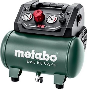 METABO Kompresor so vzdušníkom 6 l, bezolejový Basic 160-6 W OF