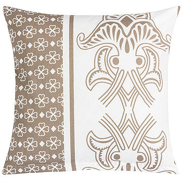 BELLATEX Obliečka 40 × 40 cm, ornament kávový