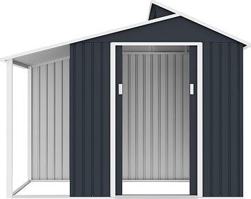 ROJAPLAST Domček záhradný OSCAR E-B, sivý 229 × 292 × 193 cm