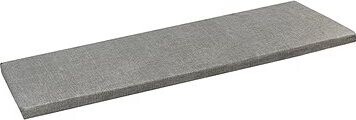 BELLATEX Vankúš na sedenie na lavicu 34/016 hladký na zips 40 × 150 Uni hnedosivý