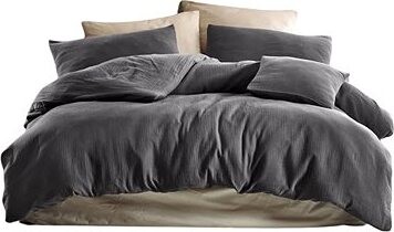 Brotex Mušelínové obliečky 140 × 200, 70 × 90 cm, tmavosivé