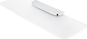 Nimco Polica do kúpeľne a sprchy 40 cm – sklo kov Nikau NK-30091B-40-26