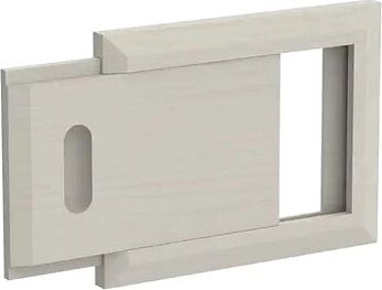 SENTIOTEC Ventilácia sauny – posuvná, osika