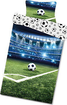 CARBOTEX Oboustranné povlečení 140 × 200 cm - Fotbalový stadion