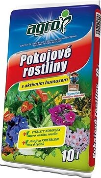 AGRO – Substrát pre izbové rastliny, 10 l