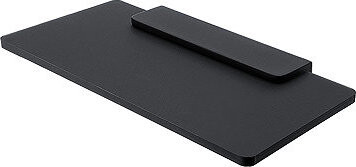 Nimco Maya čierna Polica 20 cm do kúpeľne a sprchy – plexisklo kov MAC-X320-C-90