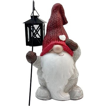 PRODEX Vianočná dekorácia – škriatok s lampášom 27 cm