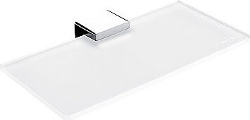 Nimco Polica do kúpeľne a sprchy 20 cm – sklo kov Kibo Ki-14091B-1U-20-26